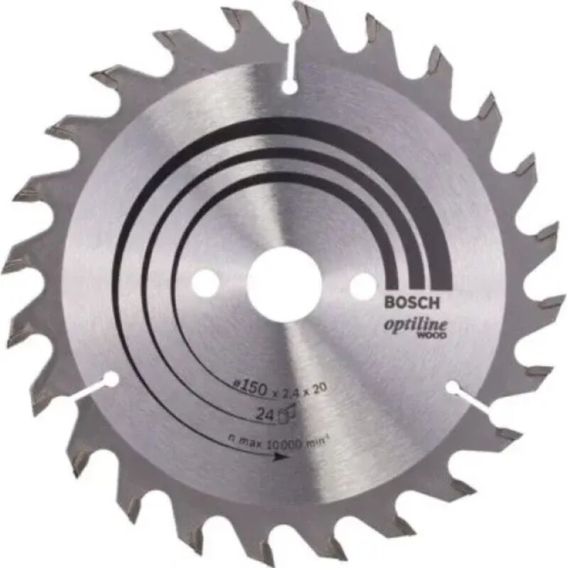foto del prodotto optiline wood lama per sega circolare 150x20 mm per legno bosch