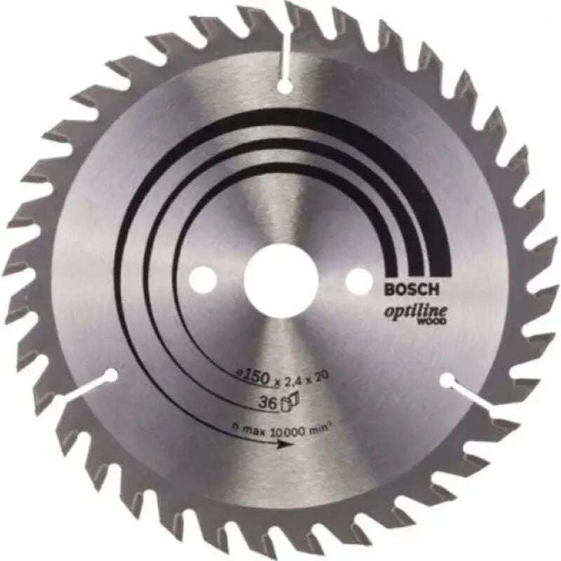 foto del prodotto optiline wood lama per sega circolare 150x20 mm per legno bosch