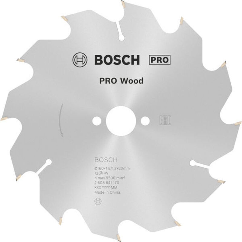 foto del prodotto optiline wood lama per sega circolare 160x20 mm per legno bosch