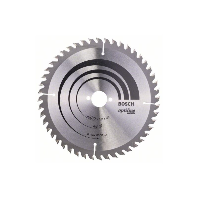 foto del prodotto optiline wood lama per sega circolare 230x30 mm per legno bosch