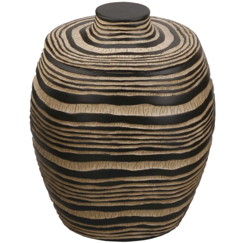 foto del prodotto optima soreta scatola in poliresina con coperchio, stile legno, marrone sor55 