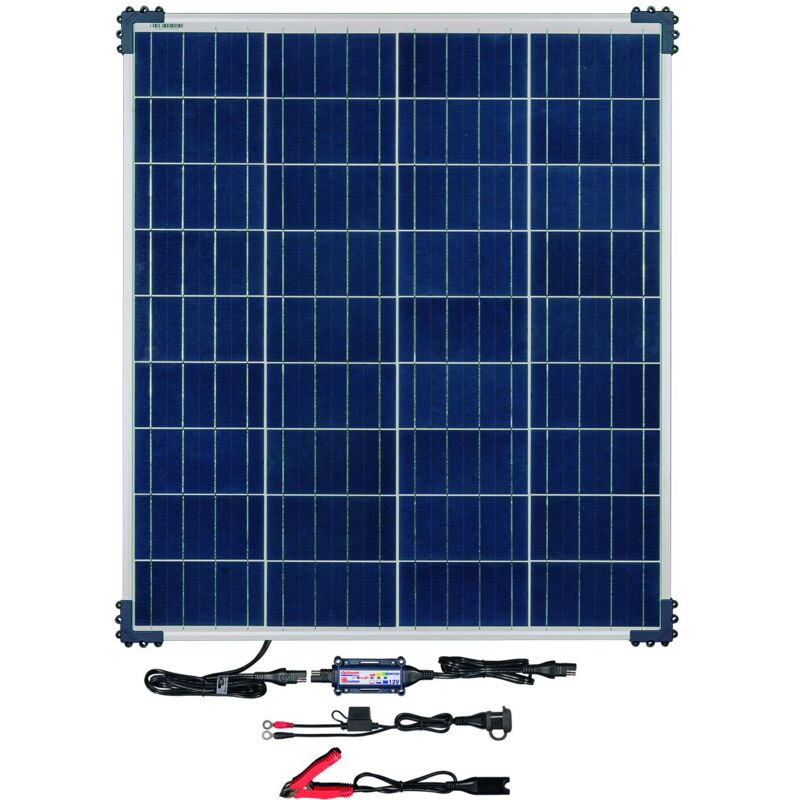 foto del prodotto optimate solar tm 523 8 80w, tm523 8, sistema di carica e monitoraggio 12 v, la soluzione intelligente per la cura delle batterie a energia solare