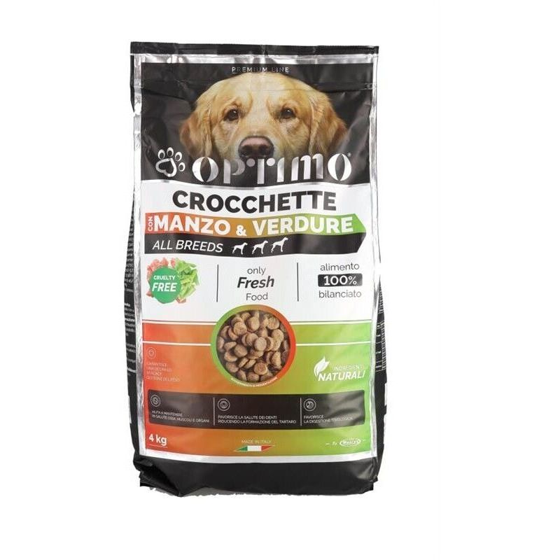 foto del prodotto optimo crocchette per cane con manzo e verdure in formato da 4 kg