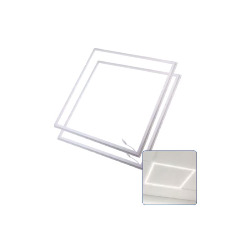 foto del prodotto optonica 36w impermeabile ip54 quadrato led telaio 595mmx595mm bianco giorno bianco 6000k