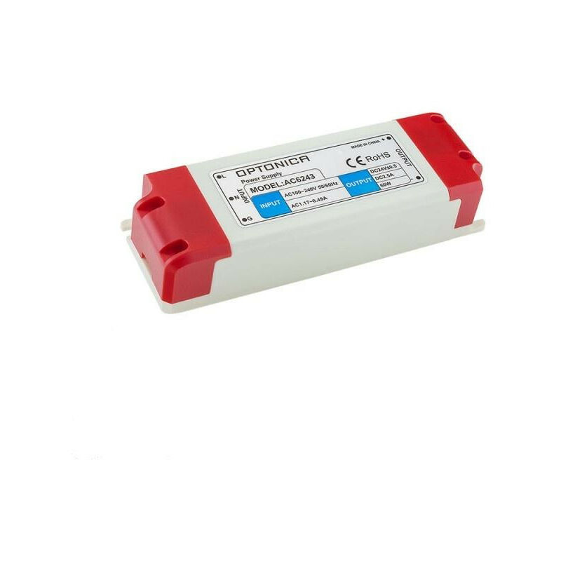 foto del prodotto optonica alimentatore led dc24v 60w 2,5a