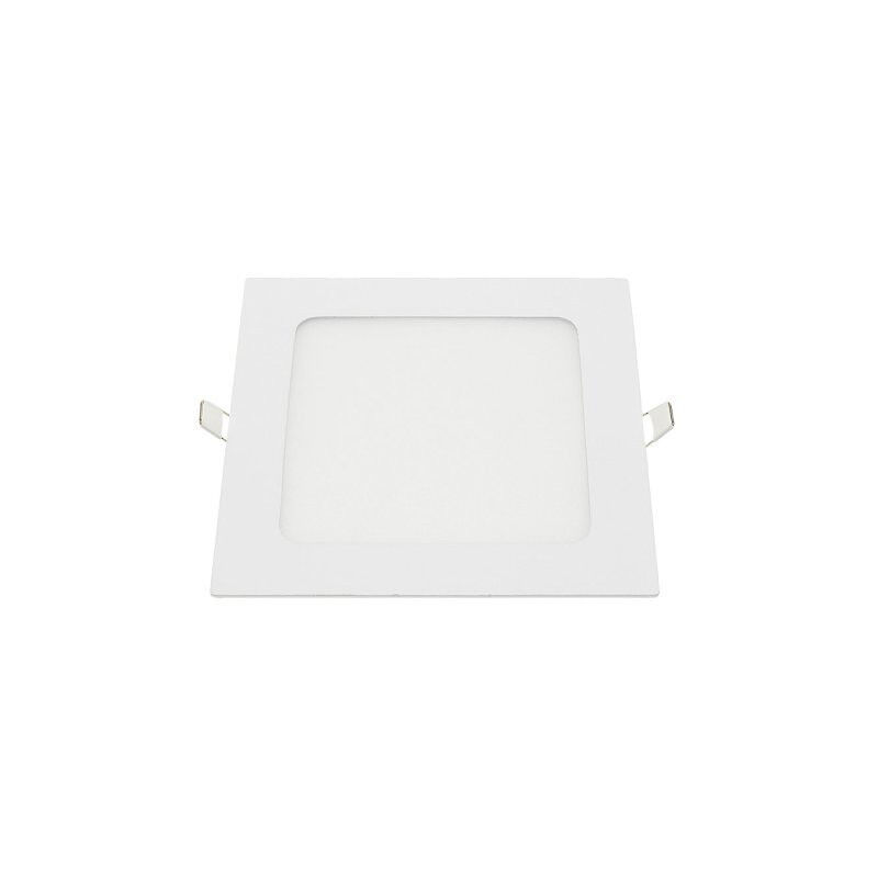 foto del prodotto optonica faretto led 6w 390lm 26w bianco quadrato 119mmx119mm bianco bianco naturale 2800k