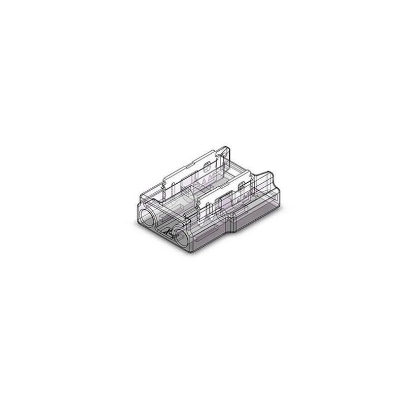 foto del prodotto optonica gruppo connettore a 2 pin per filo cob smd da 8 mm trasparente plastica ce rohs