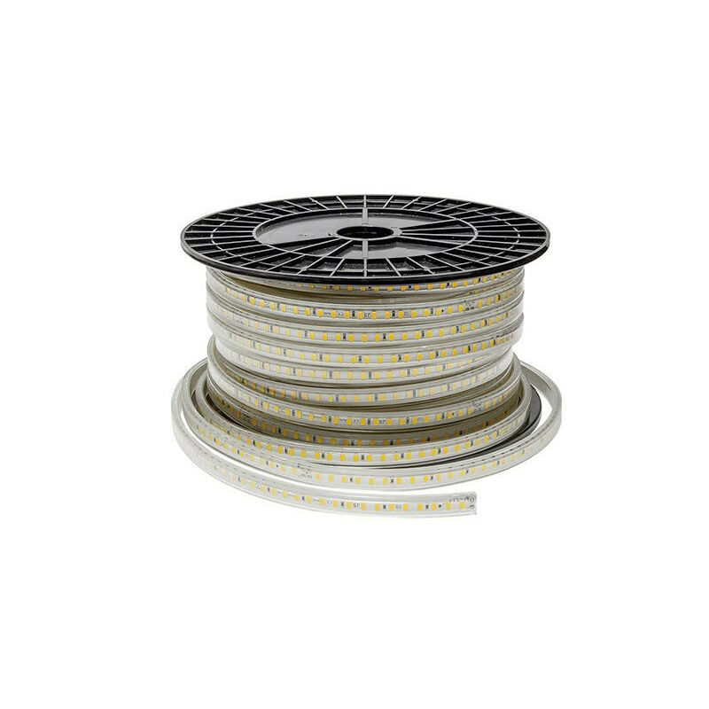 foto del prodotto optonica impermeabile ip65 10w m ac220v 120led m lunghezza 50m bianco giorno 6000k