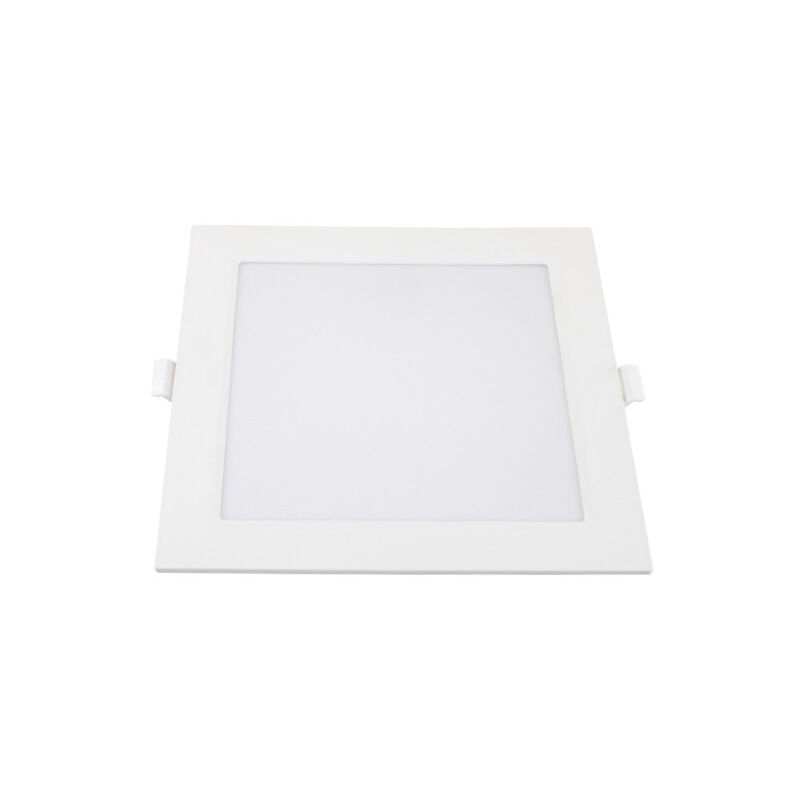 foto del prodotto optonica mini pannello quadrato led sottile 18w 2700k bianco caldo 225x225mm