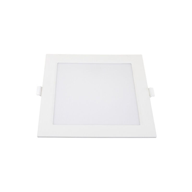 foto del prodotto optonica mini pannello retroilluminato quadrato sottile 18w 225x225mm bianco naturale 4500k