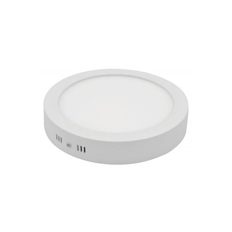 foto del prodotto optonica plafoniera led 18w 1440lm 145w bianco tondo 220mm bianco caldo 2800k