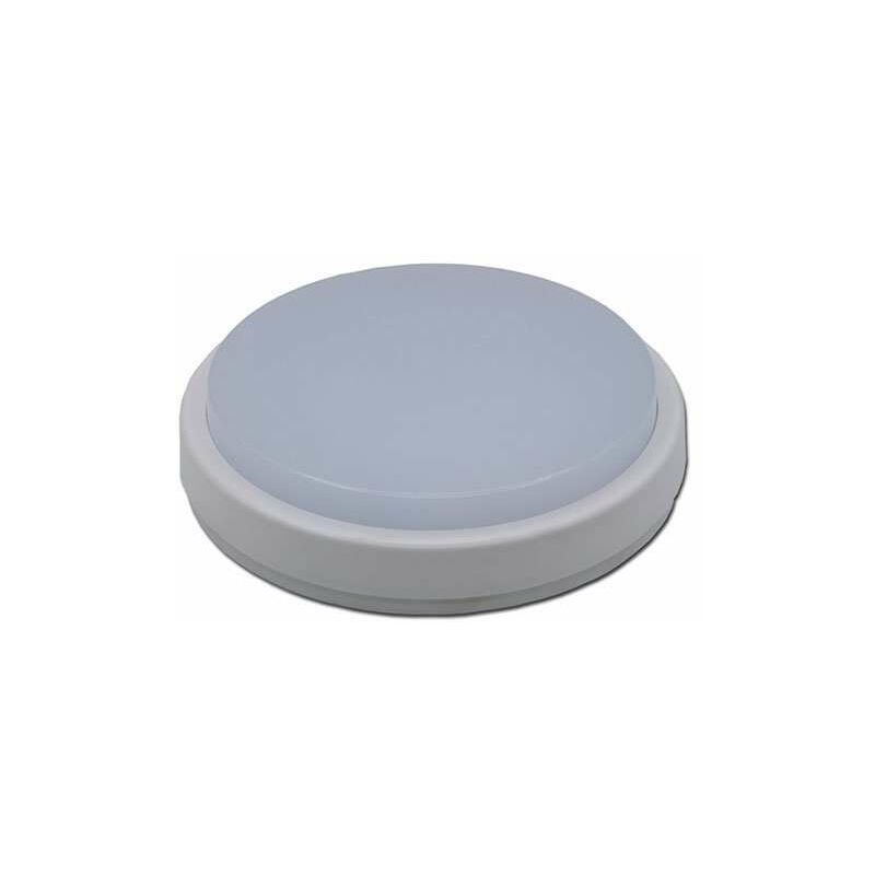 foto del prodotto optonica plafoniera led da superficie 12w waterproof ip65 rotonda 155mm bianco caldo 2800k