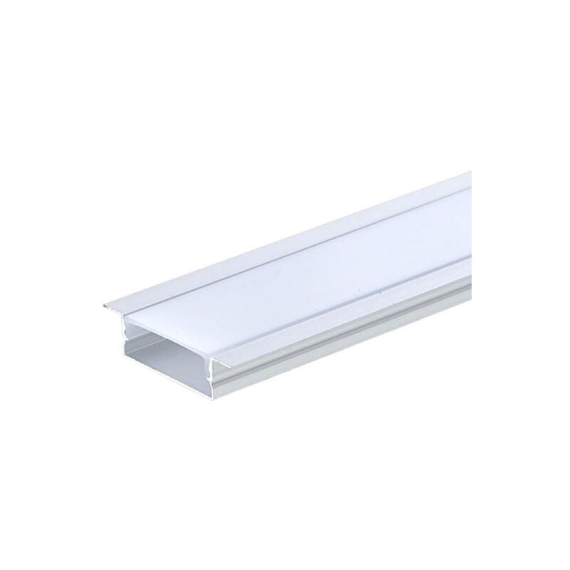foto del prodotto optonica profilo incorporato 41mm fine height diffusore bianco 10mm per nastro led 2m