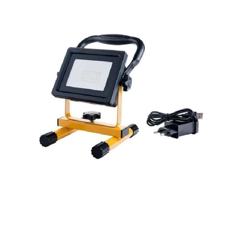 foto del prodotto optonica proiettore portatile led smd 20w con batteria