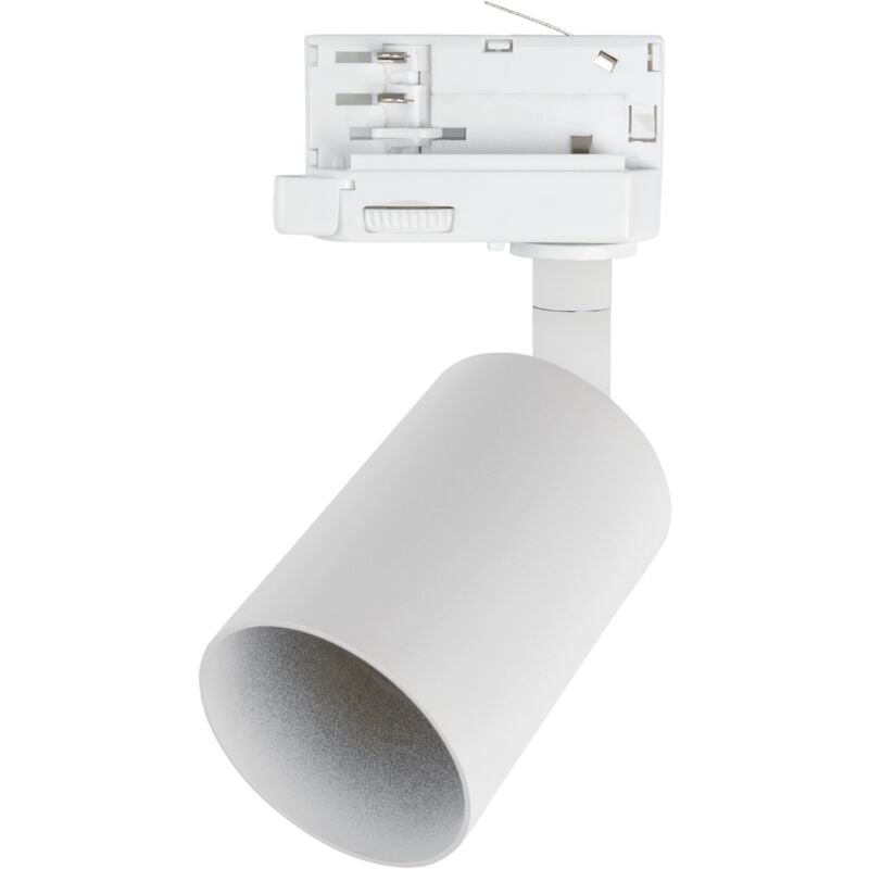 foto del prodotto optonica sistema a binario trifase presa gu10 ip20 alluminio bianco 55 mm x 82 mm