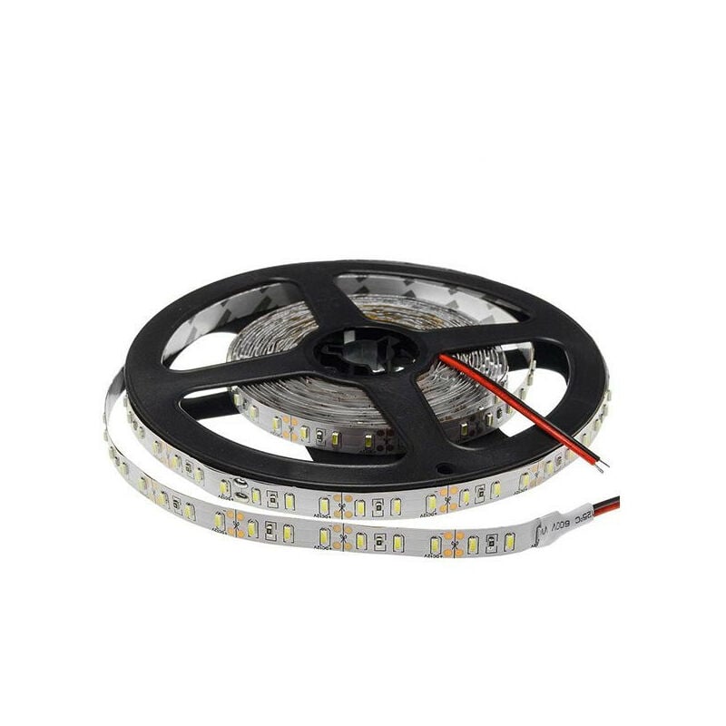 foto del prodotto optonica striscia led 12w m dc12v 60led m lunghezza 5m bianco naturale 4000k