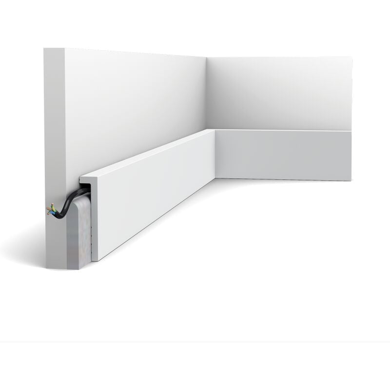 foto del prodotto orac confezione da 4 battiscopa sx171 ral9003