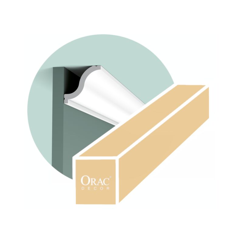 foto del prodotto orac confezione da 4 metri elegante cornice a s per una transizione discreta cx108