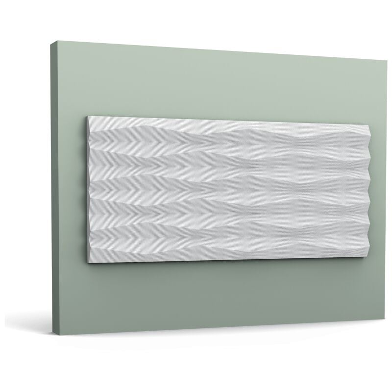 foto del prodotto orac - pannello a parete 3d ridge w112, l200 x h25 x l1.9 cm