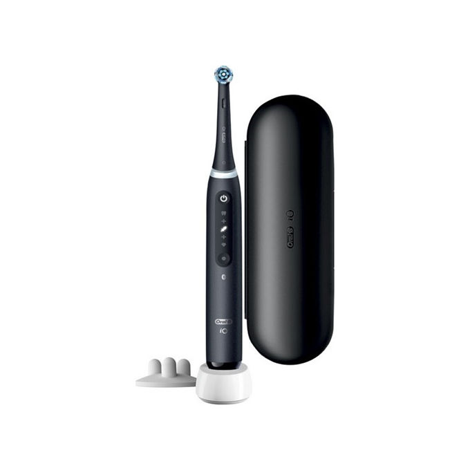 foto del prodotto oral b io 5 spazzolino elettrico rotante nero 5 modalita sbiancante ricaricabile