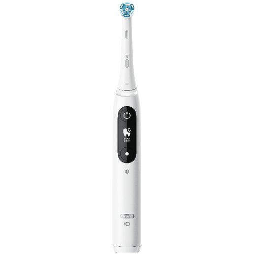 foto del prodotto oral-b io spazzolino elettrico ricaricabile 10 bianco,1 testina, 1 custodia da viaggio ricaricabile, 1 caricatore sense - 4210201435624
