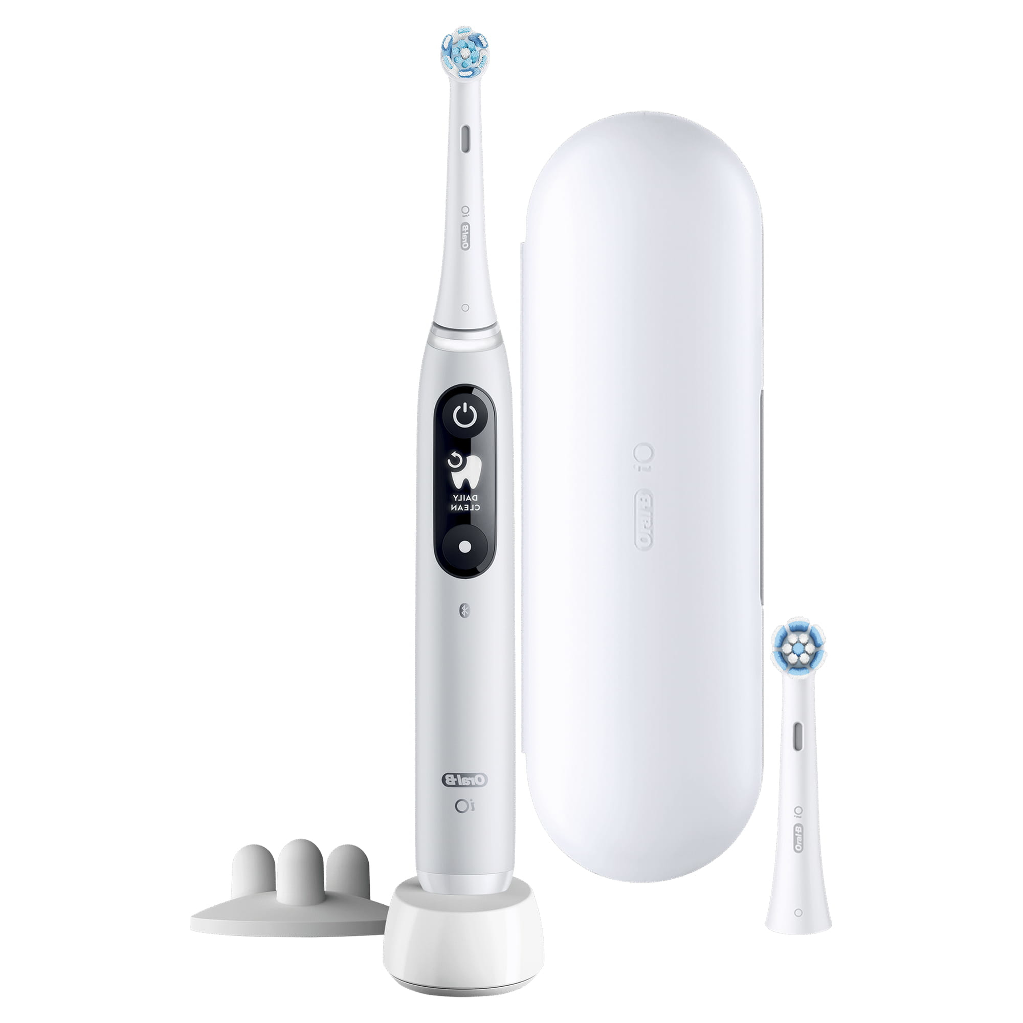 foto del prodotto oral b io spazzolino elettrico ricaricabile 6s grigio, 2 testine, 1 custodia da viaggio, 1 spazzolino
