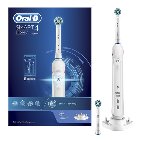 foto del prodotto oral b smartseries spazzolino elettrico ricaricabile smart 4. 4100s bianco