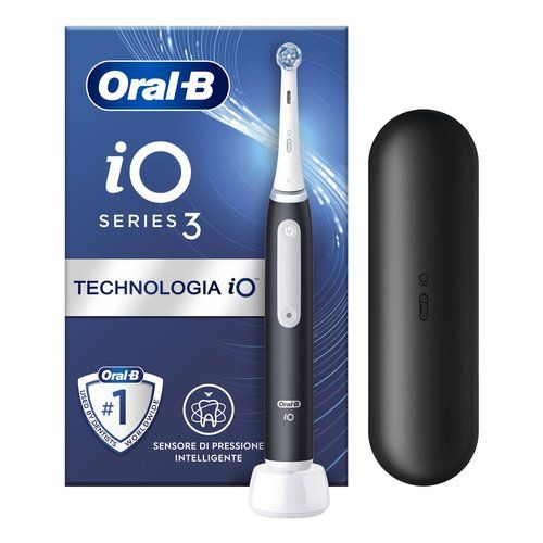 foto del prodotto oral-b spazzolino elettrico io 3 nero, 1 testina - 8006540731536