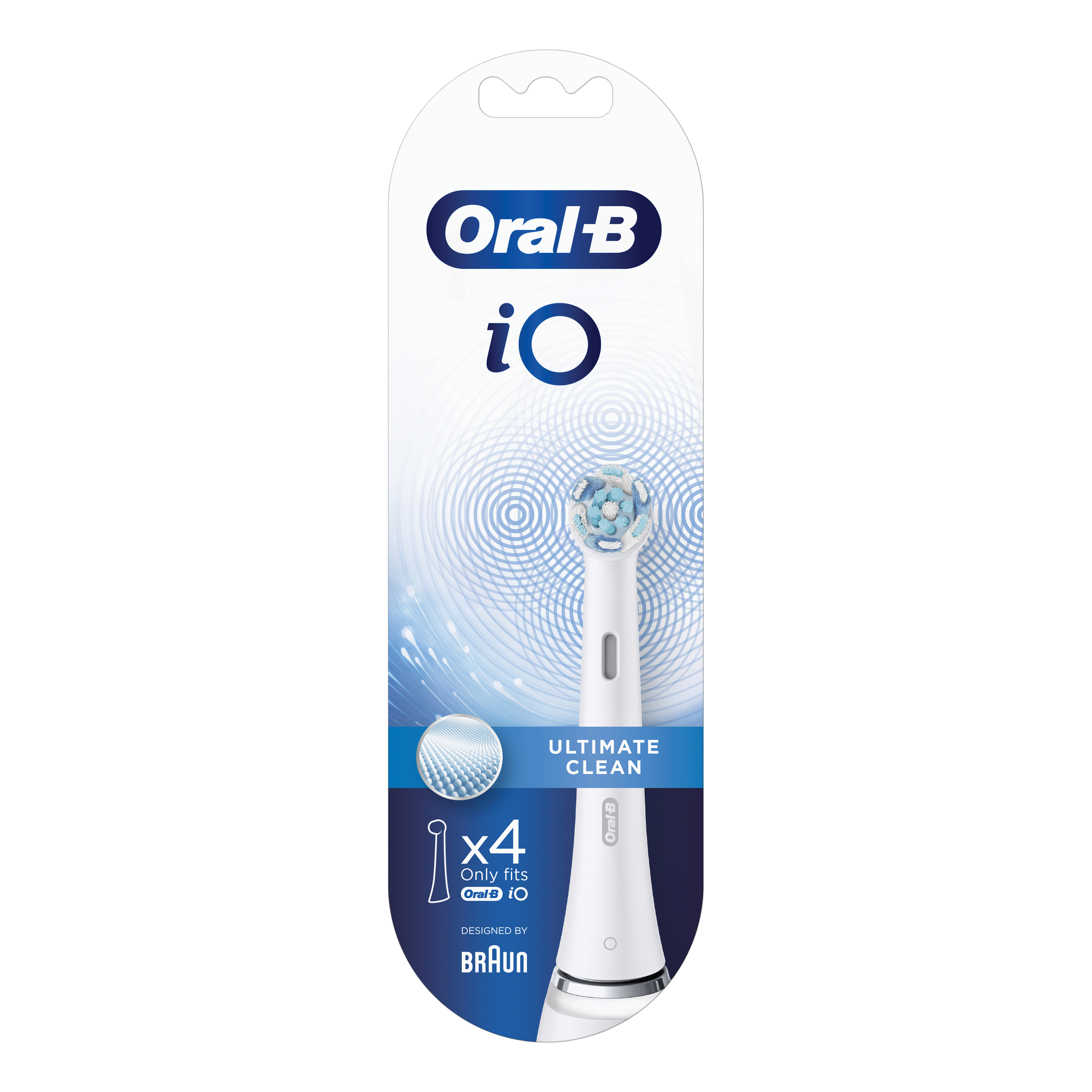 foto del prodotto oralb power refill io ultimate clean white 4 pezzi