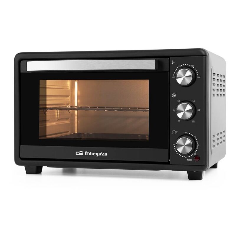 foto del prodotto orbegozo forno a convezione 25 litri. potenza 1.500 w. selettore temperatura da 100 - 230 c. timer fino a 60 min.