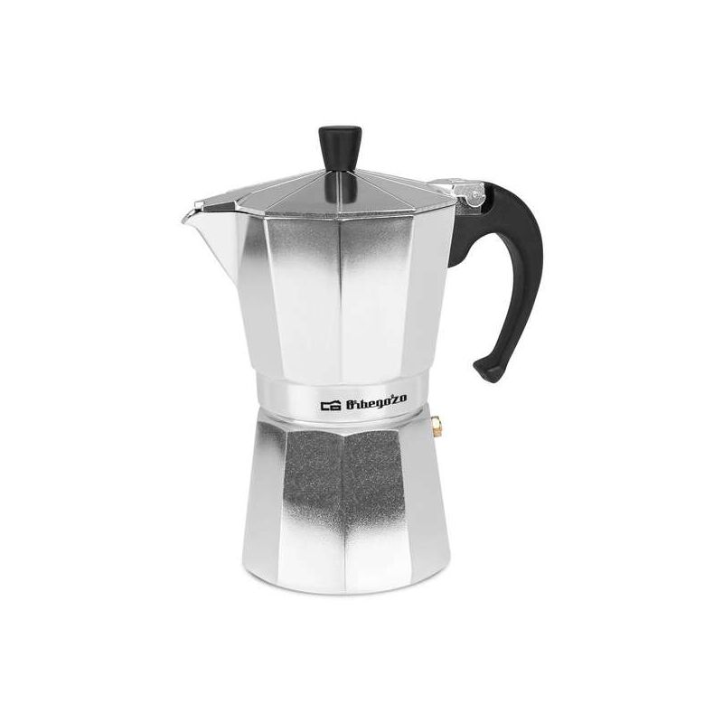 foto del prodotto orbegozo kf 600 caffettiera italiana piacevole e sicura - capacità 6 tazze - impugnatura ergonomica - valvola de sicurezza - facile pulizia - compatibile con gas - elettricità e vetroceramica - piano
