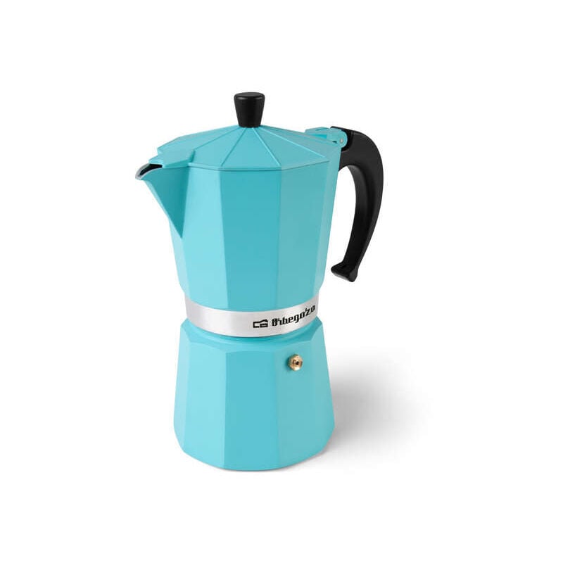 foto del prodotto orbegozo kfv 1245 caffettiera de alluminio prepara 12 tazze de caff in pochi minuti compatibile con diversi tipi di de cucine manico