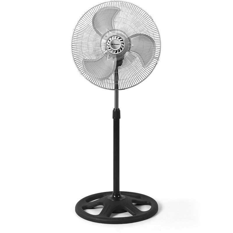 foto del prodotto orbegozo pws 0547 ventilatore industriale piede, tavolo o parete 3 in 1, vibrante, potenza 128 w, 3 velocit , diametro elica 45 cm, maniglia di