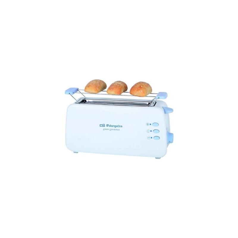 foto del prodotto orbegozo tostapane orbegoz to 4012 a bocca larga 850 w bianco