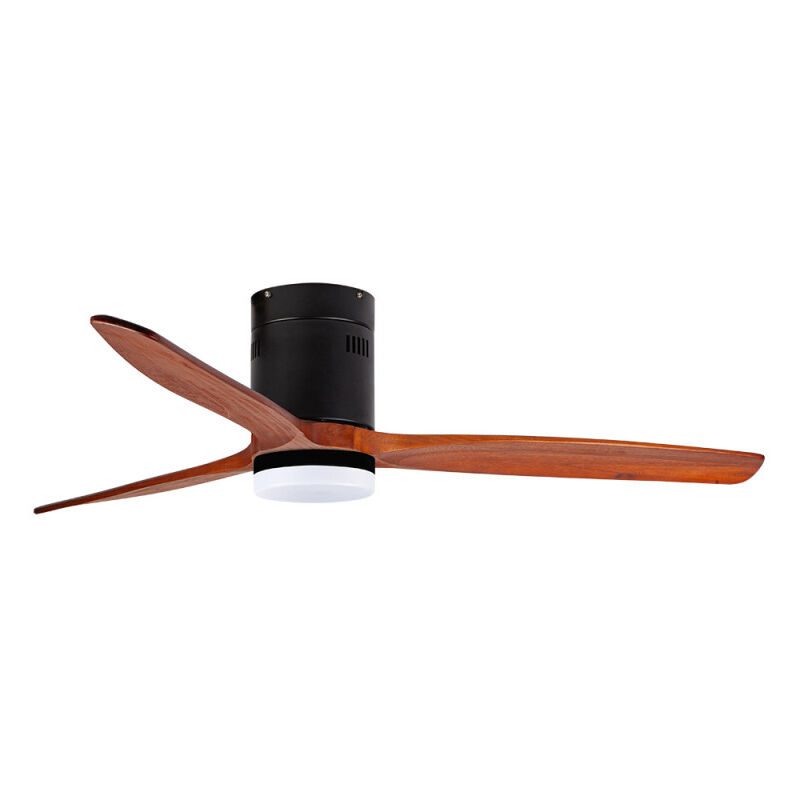 foto del prodotto orbegozo ventilatore da soffitto con luce led telecomando silenzioso 3 pale in legno da 132 cm modalit inverno estate