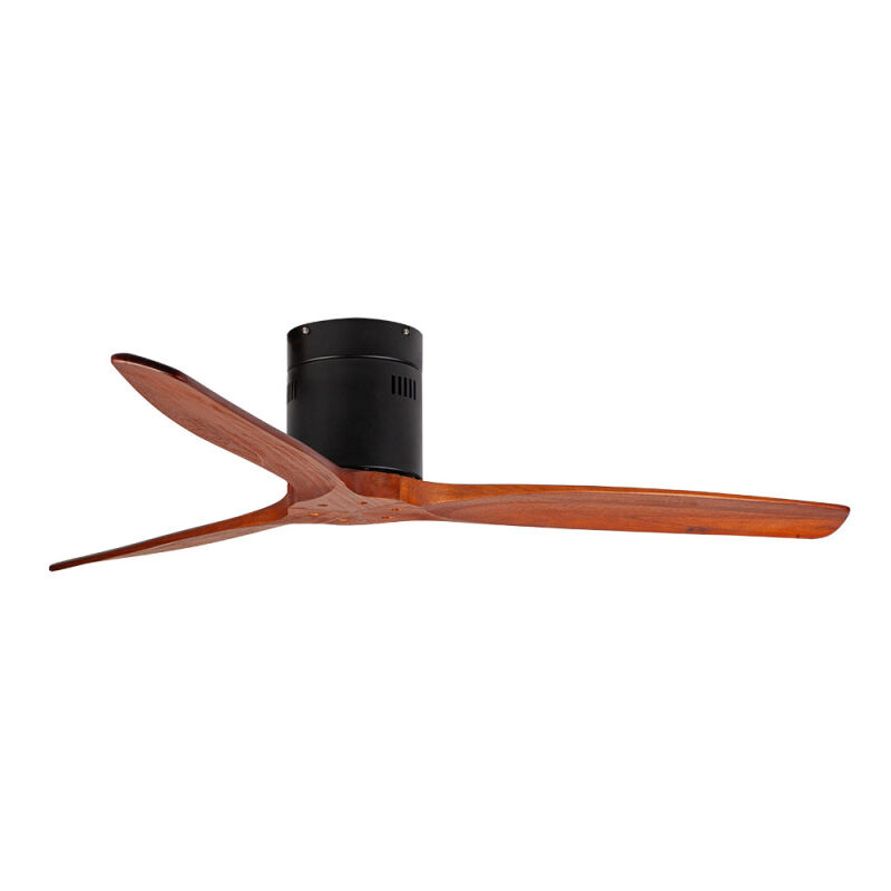 foto del prodotto orbegozo ventilatore da soffitto da 132 cm telecomando silenzioso 3 pale in legno naturale altezza 23,2 cm modalit inverno est