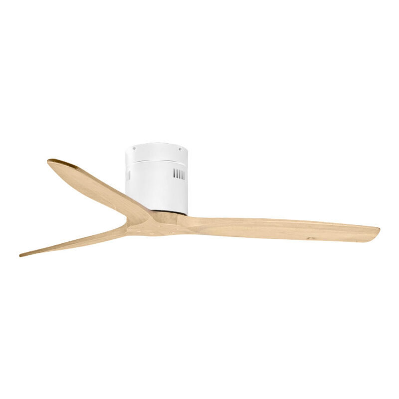 foto del prodotto orbegozo ventilatore da soffitto da 132 cm telecomando silenzioso 3 pale in legno naturale altezza 23,2 cm modalit inverno est