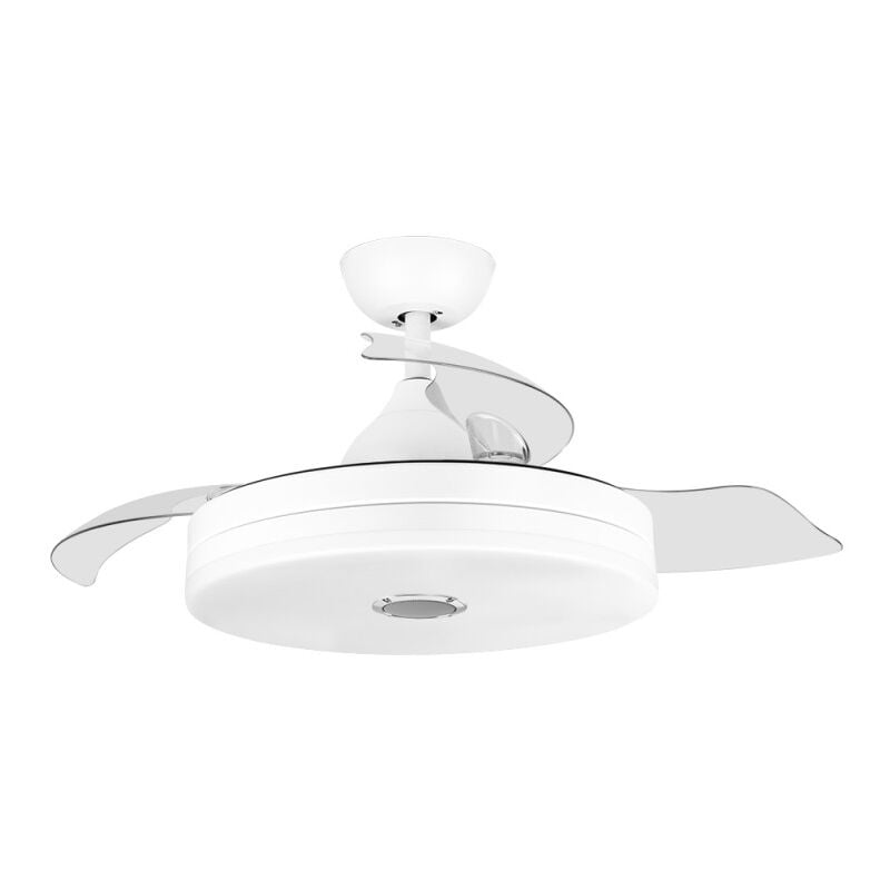 foto del prodotto orbegozo ventilatore da soffitto orgebozo con luce led controllo remoto silenzioso 3 lame retrattili da 105cm modalit inverno es