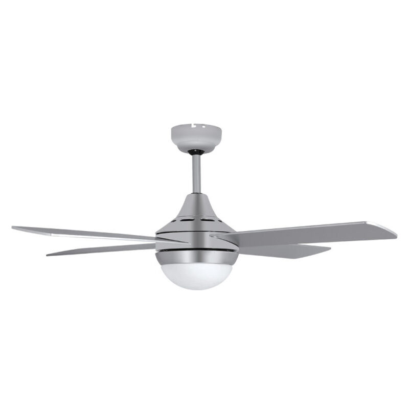 foto del prodotto orbegozo ventilatore da soffitto wifi con luce led controllabile tramite app telecomando 4 pale di diametro 120 cm grigi