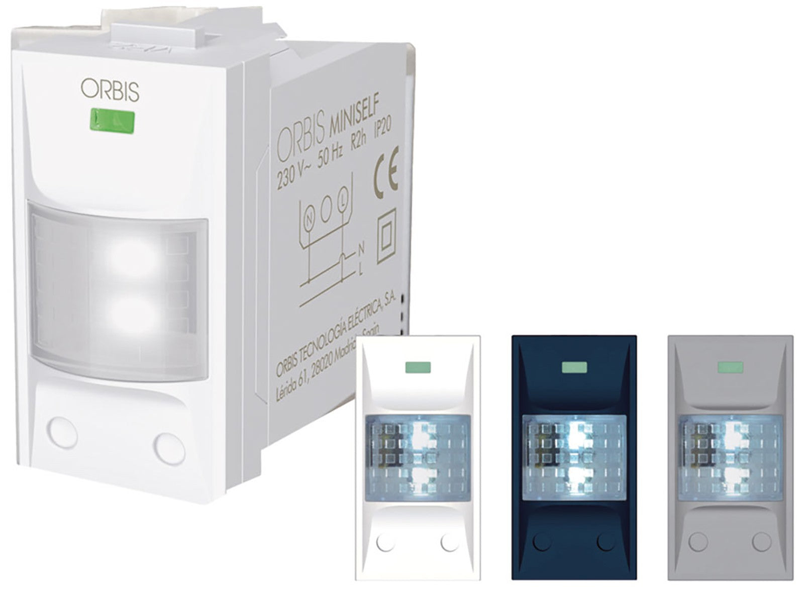 foto del prodotto orbis miniself lampada emergenza led incasso universale ob136312