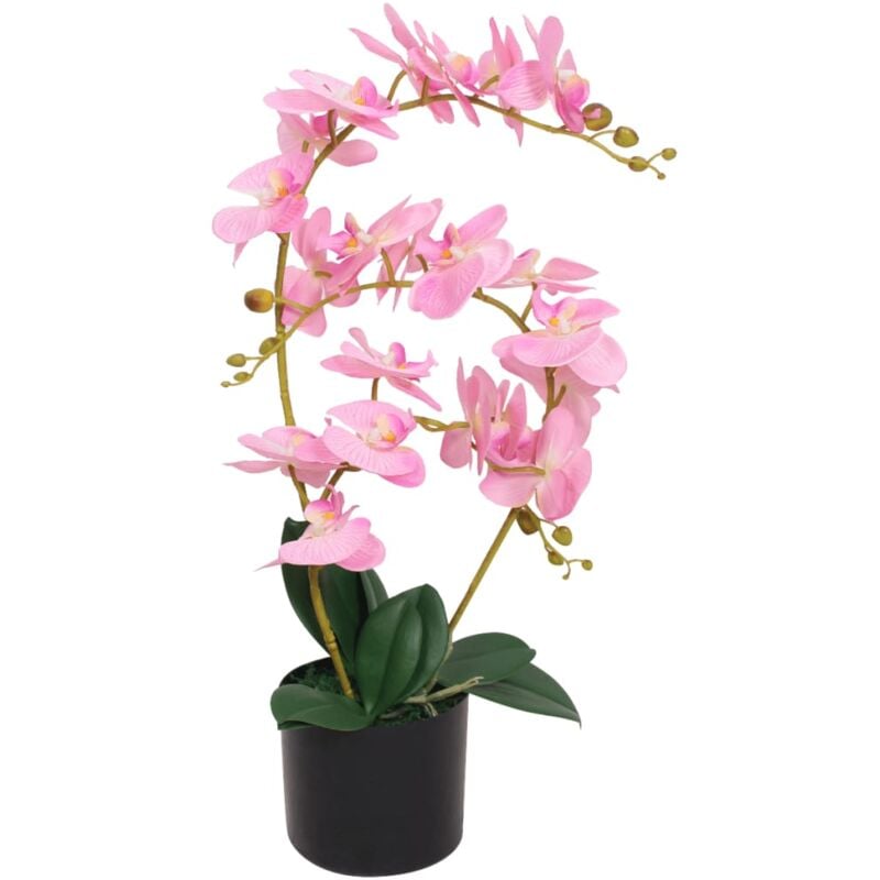 foto del prodotto orchidea artificiale con vaso 65 cm rosa - vidaxl