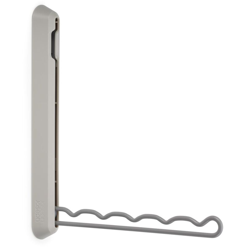 foto del prodotto orderly stendibiancheria a scomparsa con 5 ganci, stendino da parete per bucato, appendiabiti per lavanderia joseph joseph