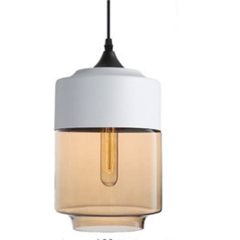 foto del prodotto orebro 2 white una moderna lampada a sospensione bianca