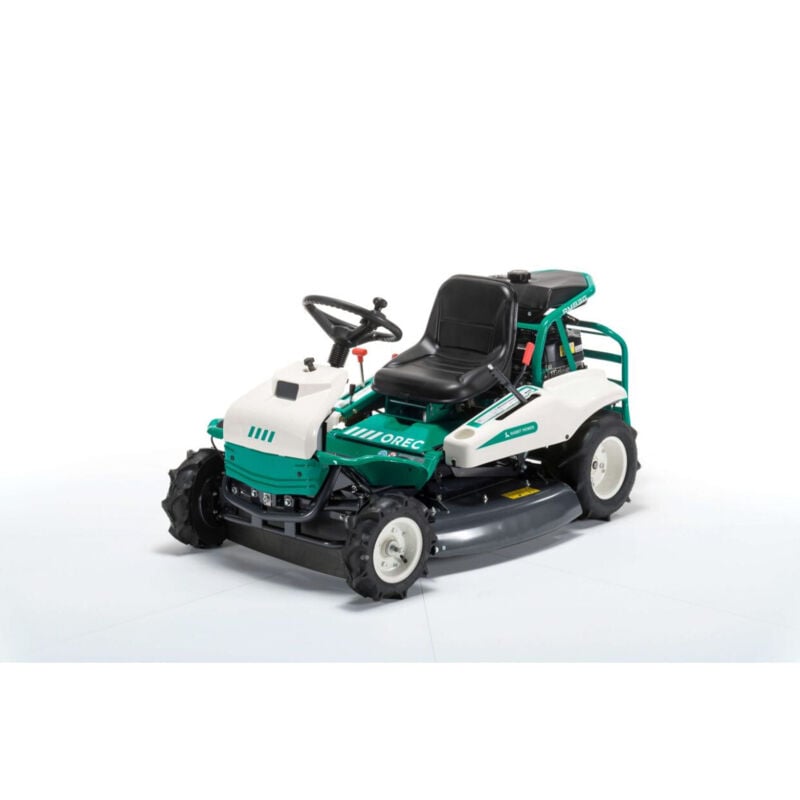 foto del prodotto orec rm83g trattorino tagliaerba falciatutto piatto 82cm, motore honda 389cc, con trasmissione meccanica