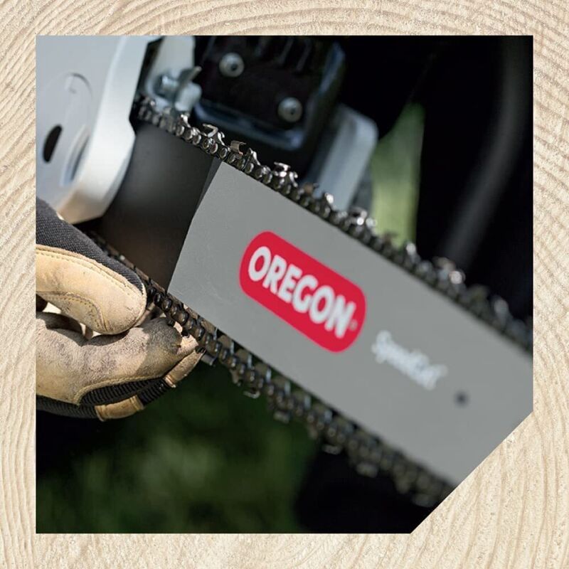 foto del prodotto oregon barra di guida per motosega con lama reversibile da 14 35 cm supporto motore a041, passo a basso profilo da 3 8 , calibro 1,3 mm,