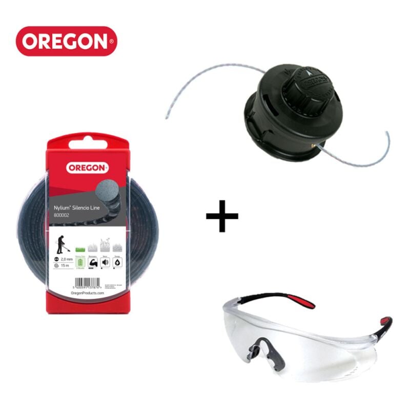 foto del prodotto oregon copy of pack fil d broussailleuse terramax 3mm, 44m t te lightnin load 130 mm masque de s curit 