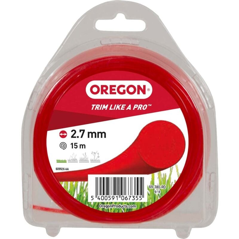 foto del prodotto oregon filo per decespugliatore a forma di stella con 5 bordi taglienti in nylon professionale, per una finitura pulita, adatto a tutti i