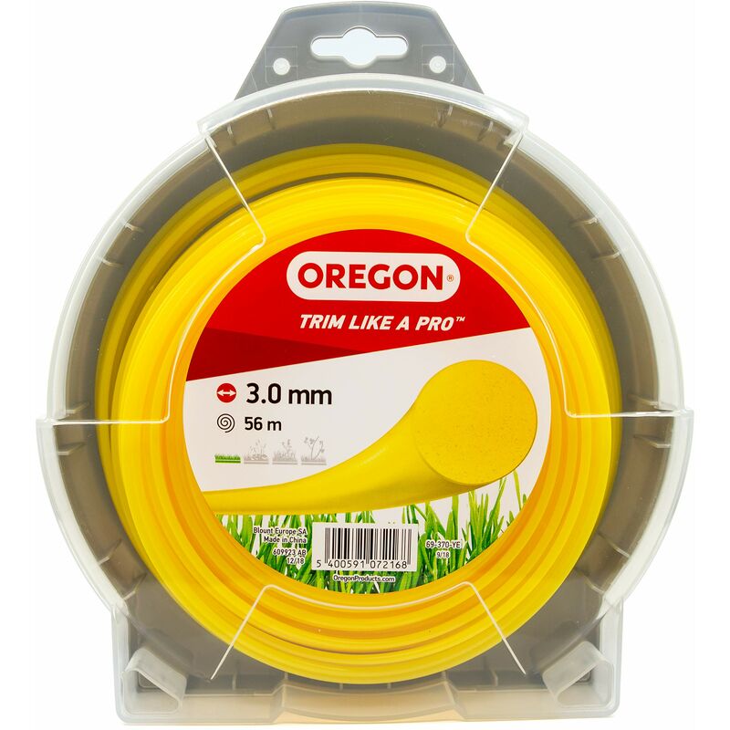 foto del prodotto oregon filo per decespugliatore filo in nylon tondo di ricambio universale per tagliabordi e decespugliatori ideale per giardinaggio e fai da te