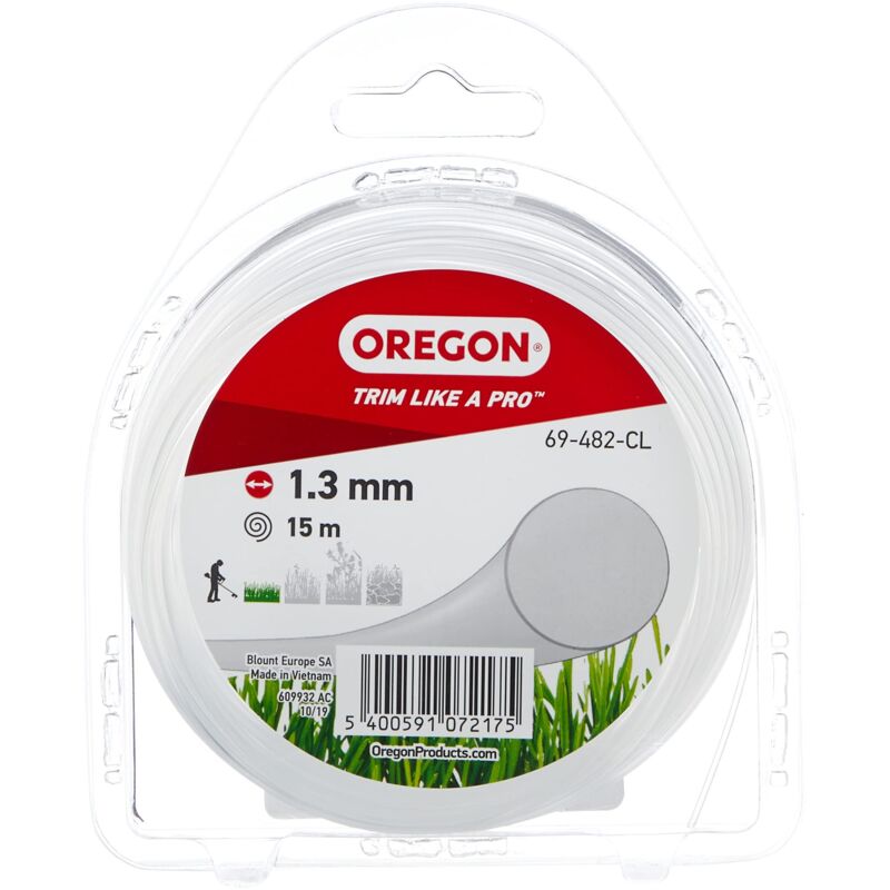 foto del prodotto oregon filo per decespugliatore filo in nylon tondo di ricambio universale per tagliabordi e decespugliatori ideale per giardinaggio e fai da te