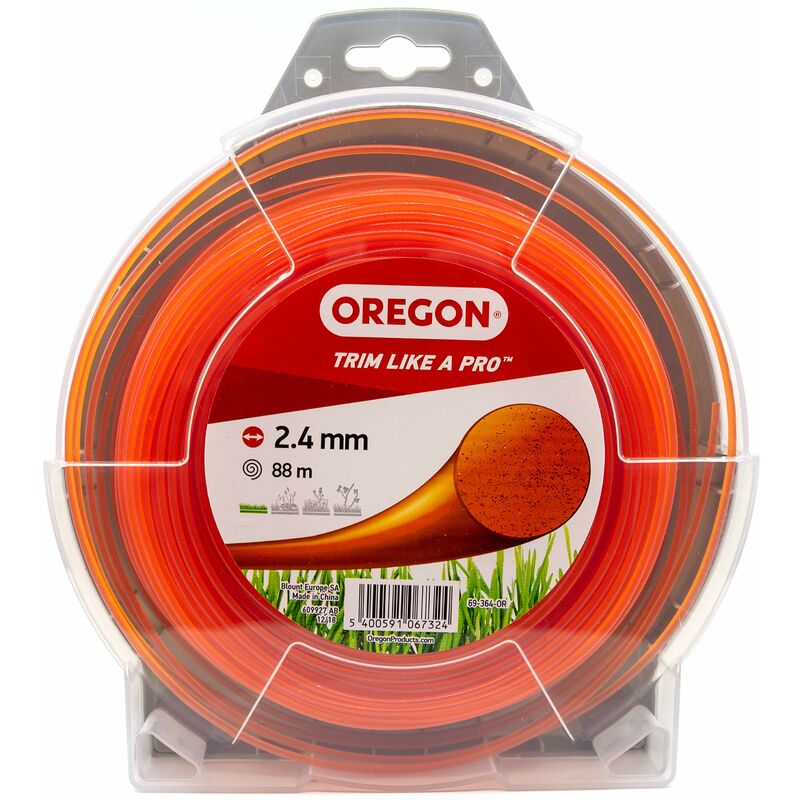 foto del prodotto oregon filo per decespugliatore tondo in nylon resistente, adatto alla cura del prato ed a rimuovere erbacce e aiuole, compatibile con numerosi